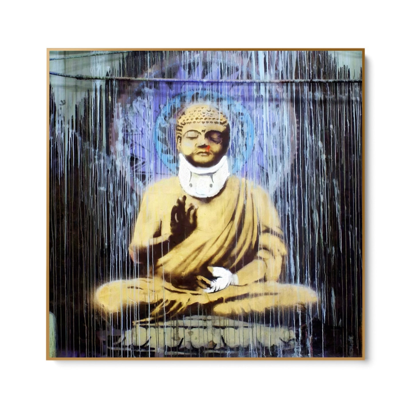 Injured Buddha, Banksy