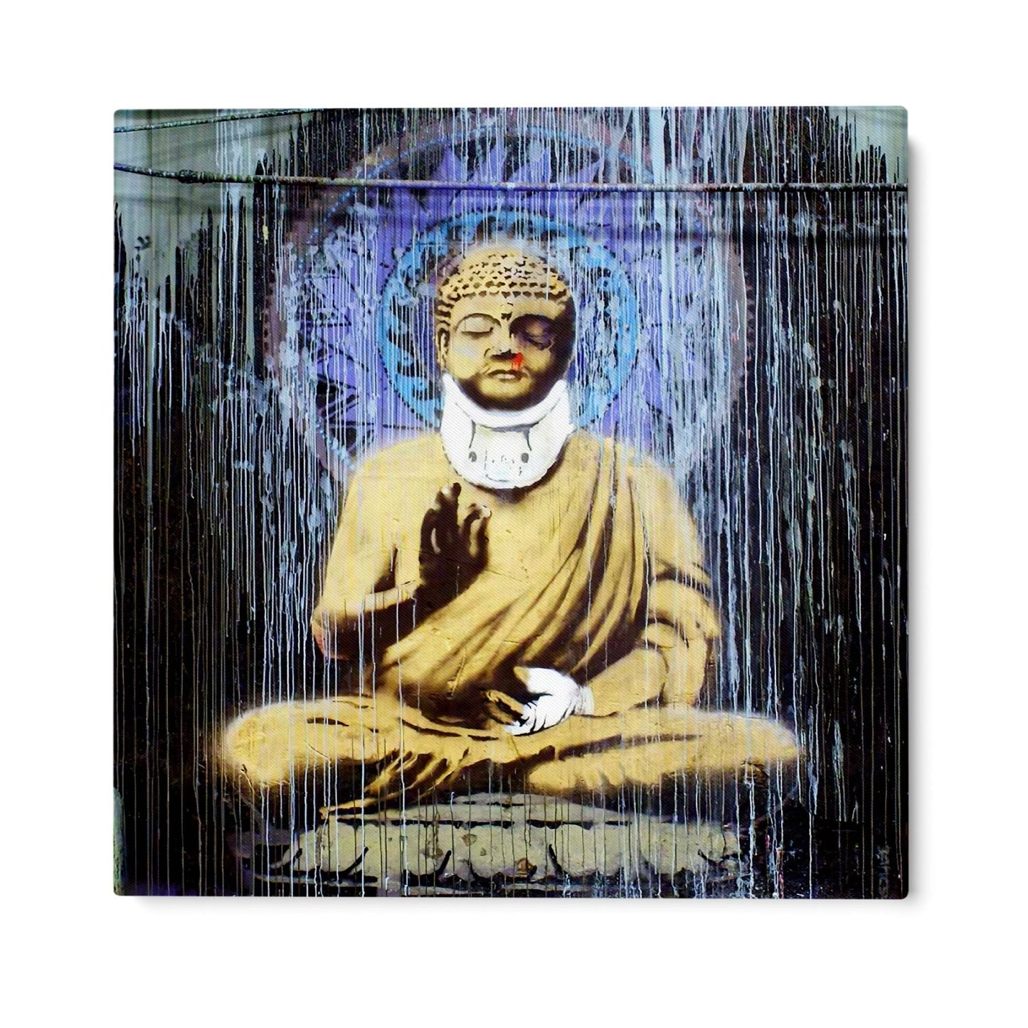 Bouddha blessé, Banksy