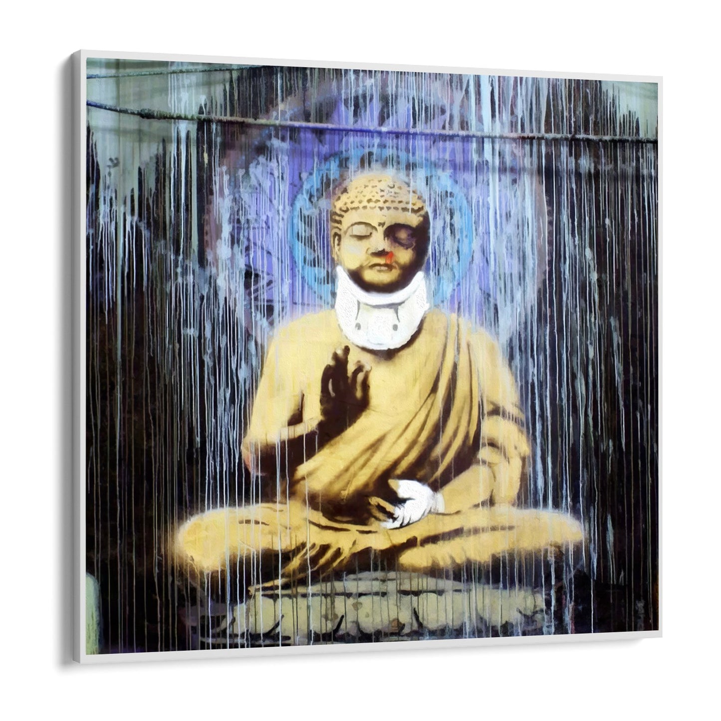 Sérült Buddha, Banksy