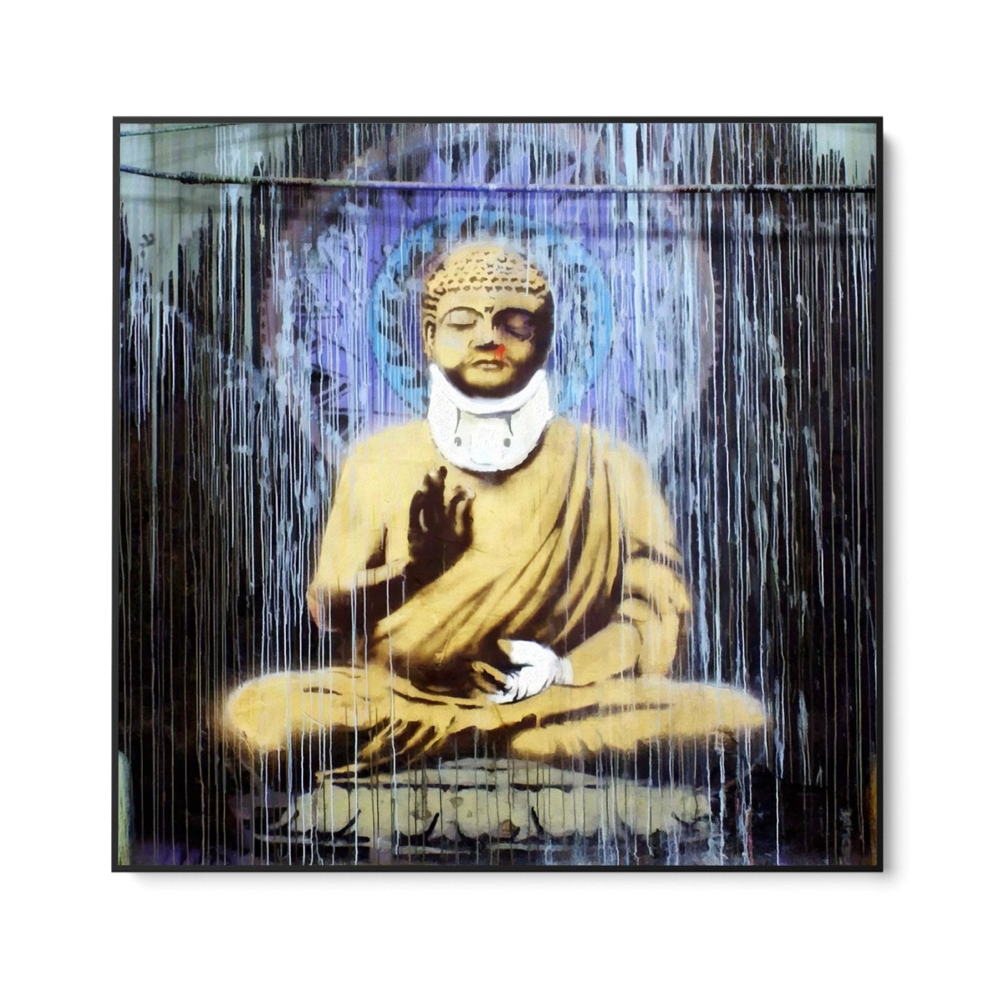 Verletzter Buddha, Banksy