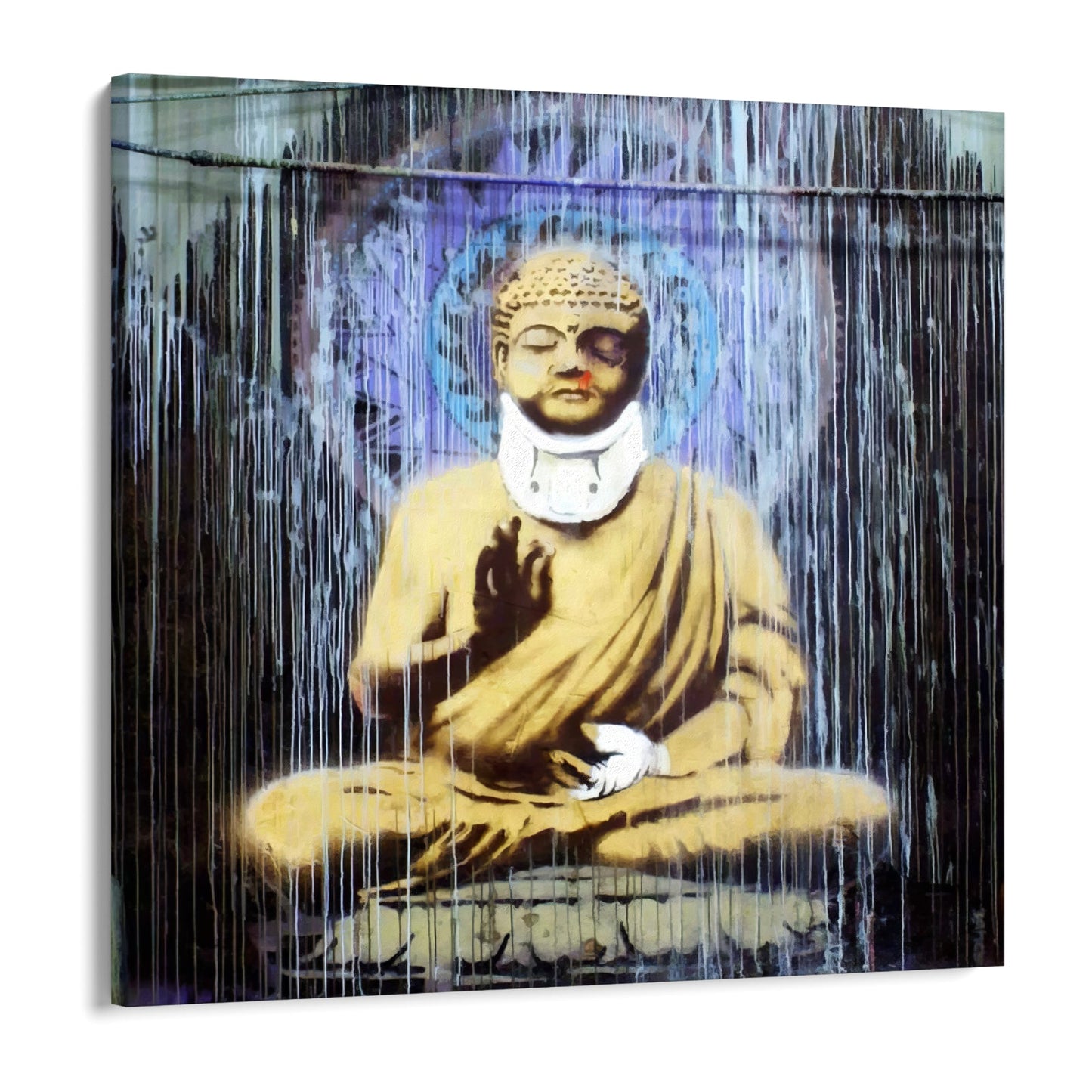 Gewonde Boeddha, Banksy