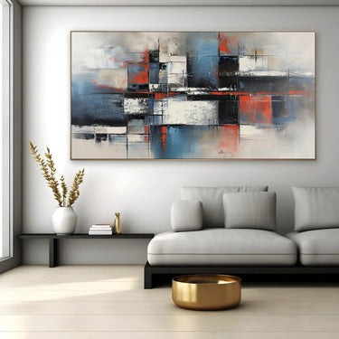 Quadro Stampa su Tela Intreccio astratto - CupidoDesign