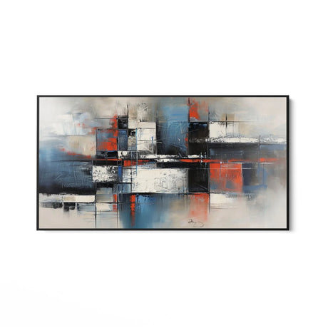 Quadro Stampa su Tela Intreccio astratto - CupidoDesign
