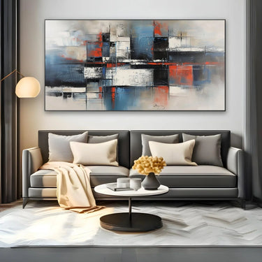 Quadro Stampa su Tela Intreccio astratto - CupidoDesign
