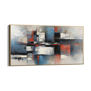 Quadro Stampa su Tela Intreccio astratto - CupidoDesign