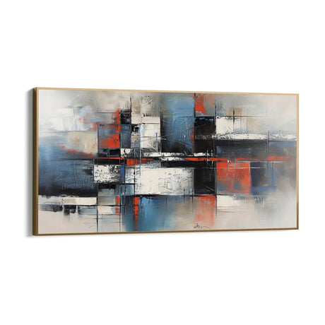 Quadro Stampa su Tela Intreccio astratto - CupidoDesign