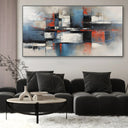 Quadro Stampa su Tela Intreccio astratto - CupidoDesign