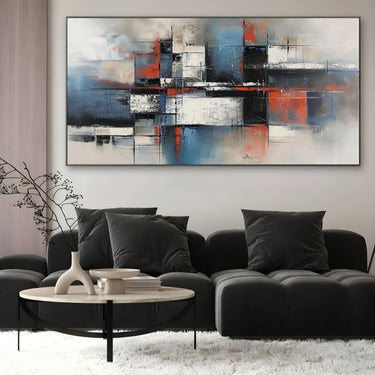Quadro Stampa su Tela Intreccio astratto - CupidoDesign