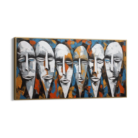 Quadro Stampa su Tela Introspezioni Mascherate - CupidoDesign