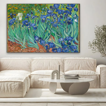 Quadro Stampa su Tela Irises 1889, Vincent Van Gogh - CupidoDesign