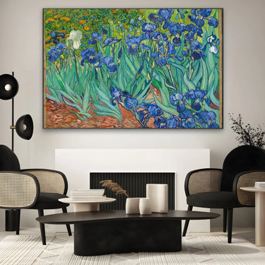 Quadro Stampa su Tela Irises 1889, Vincent Van Gogh - CupidoDesign