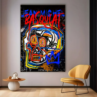 Quadro Stampa su Tela Jean Michel Basquiat Graffiti - CupidoDesign