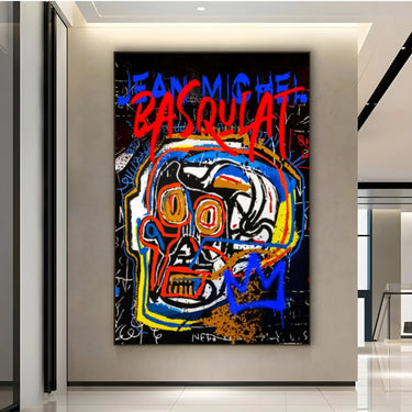 Quadro Stampa su Tela Jean Michel Basquiat Graffiti - CupidoDesign