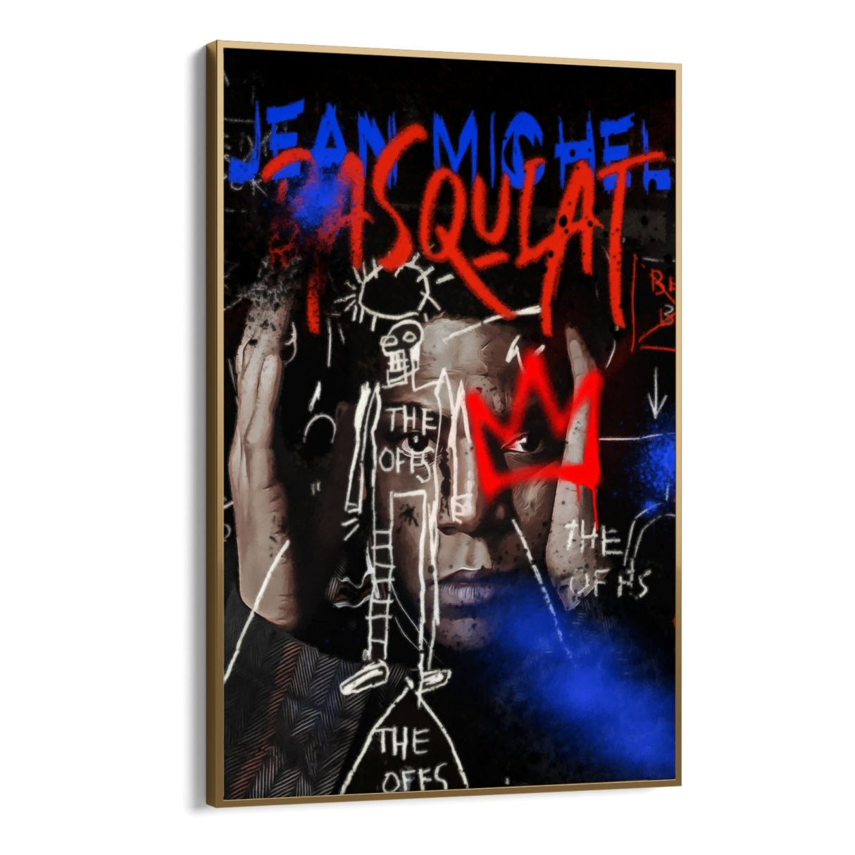 Jean Michel Basquiat Wall Art - CupidoDesign