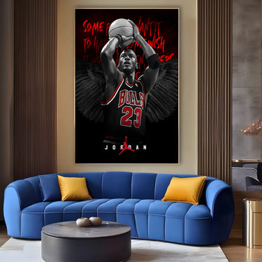 Quadro Stampa su Tela Jordan bulls 23 - CupidoDesign