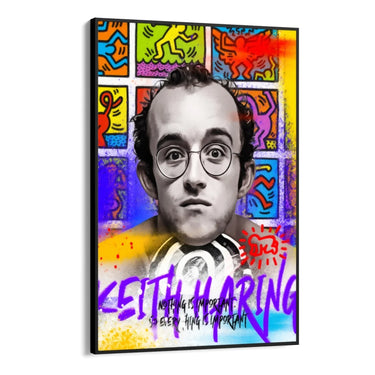 Quadro Stampa su Tela Keith Haring Wall Art - CupidoDesign