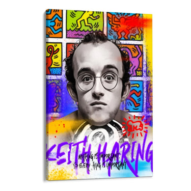 Quadro Stampa su Tela Keith Haring Wall Art - CupidoDesign