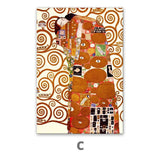 Kiss Life Tree, Klimt CupidoDesign C 40x60cm Stampa Intelaiata - Pronta da appendere