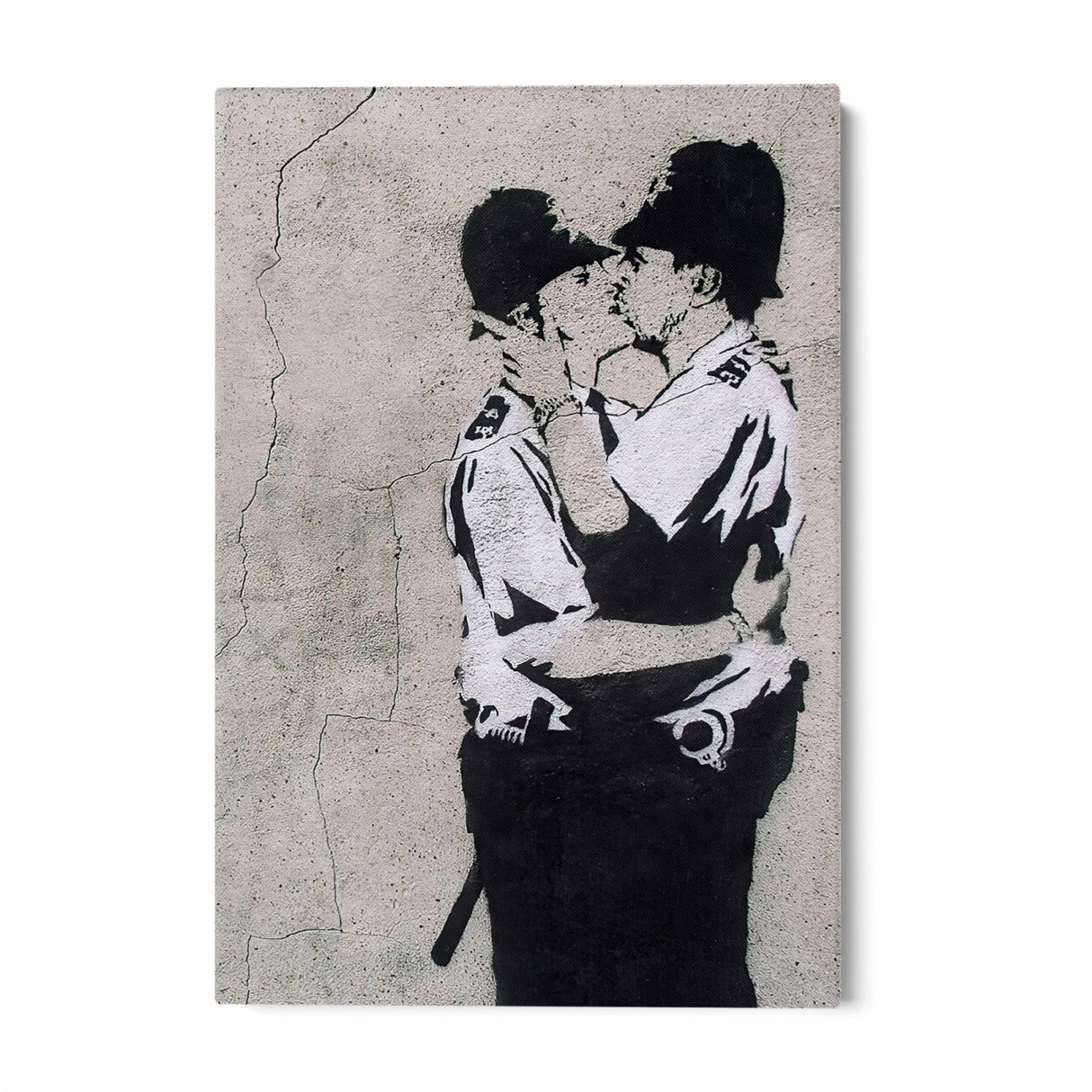 Kissing Coppers, Banksy - CupidoDesign