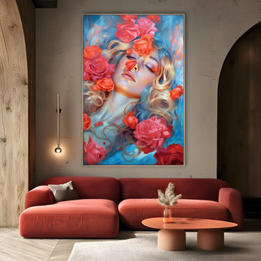 Quadro Stampa su Tela La bella addormentata - CupidoDesign