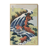 La Cascata del Lavaggio dei Cavalli, Katsushika Hokusai - CupidoDesign