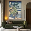 Quadro Stampa su Tela La Cascata di Aoi Heuvel, Katsushika Hokusai - CupidoDesign