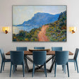 Quadro Stampa su Tela La Corniche vicino Monaco, Claude Monet - CupidoDesign