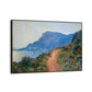 Quadro Stampa su Tela La Corniche vicino Monaco, Claude Monet - CupidoDesign