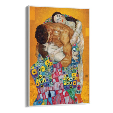 Quadro Stampa su Tela La Famiglia, Klimt 80x120cm - CupidoDesign