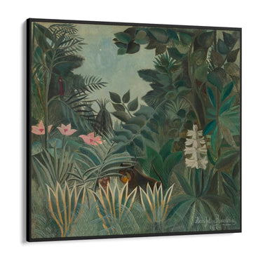 Quadro Stampa su Tela La Giungla Equatoriale, Henri Rousseau - CupidoDesign