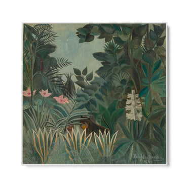 Quadro Stampa su Tela La Giungla Equatoriale, Henri Rousseau - CupidoDesign