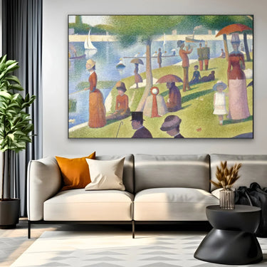 Quadro Stampa su Tela La Grande Jatte - Henri-Edmond Cross - CupidoDesign