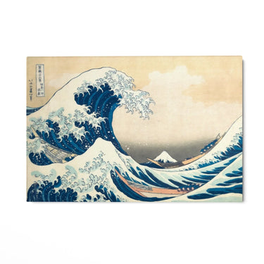 Quadro Stampa su Tela La grande onda al largo, Kanagawa - CupidoDesign