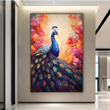 Quadro Stampa su Tela La Maestosità Piumata - CupidoDesign