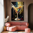 Quadro Stampa su Tela La magia del bicchiere - CupidoDesign