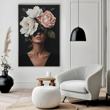 Quadro Stampa su Tela La malinconia delle rose - CupidoDesign