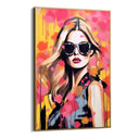 Quadro Stampa su Tela La musa colorata - CupidoDesign