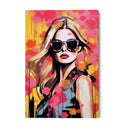Quadro Stampa su Tela La musa colorata - CupidoDesign