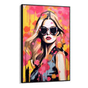 Quadro Stampa su Tela La musa colorata - CupidoDesign
