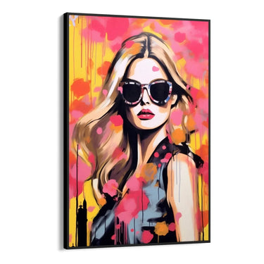 Quadro Stampa su Tela La musa colorata - CupidoDesign
