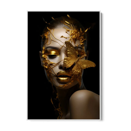 Quadro Stampa su Tela La Ninfa Dorata - CupidoDesign
