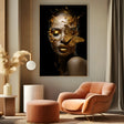 Quadro Stampa su Tela La Ninfa Dorata - CupidoDesign