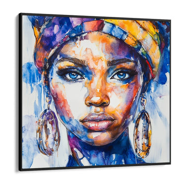 Quadro Stampa su Tela La notte negli occhi - CupidoDesign