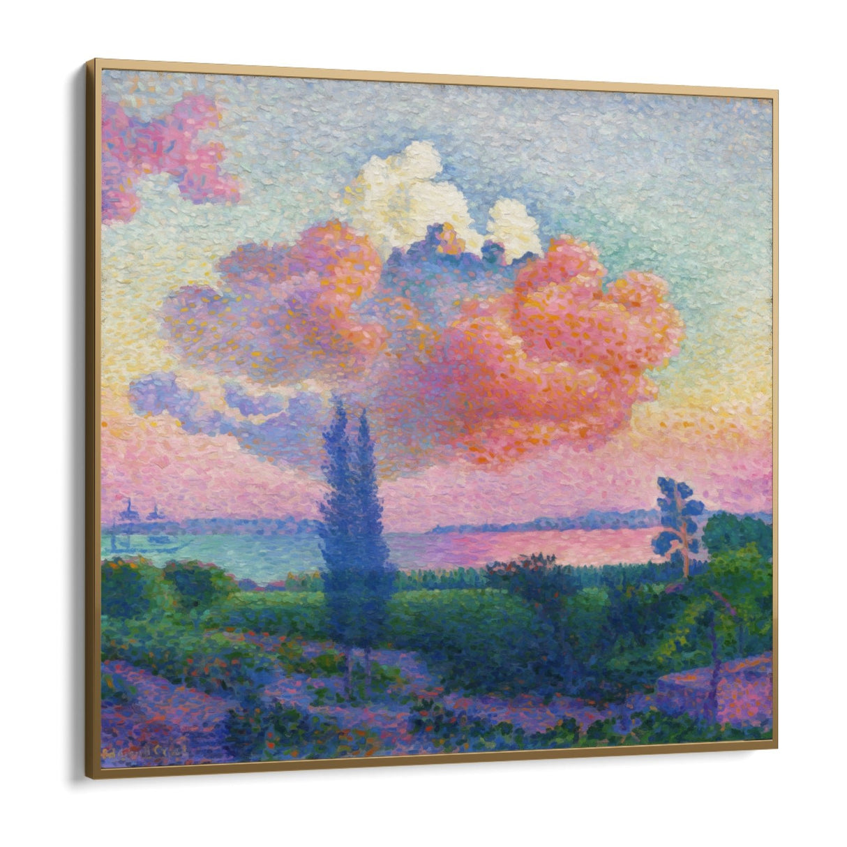 A rózsaszín nuvola, Henri-Edmond Cross (1896)