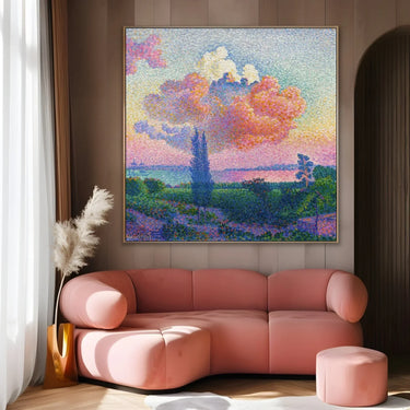 Quadro Stampa su Tela La nuvola rosa, Henri-Edmond Cross (1896) - CupidoDesign