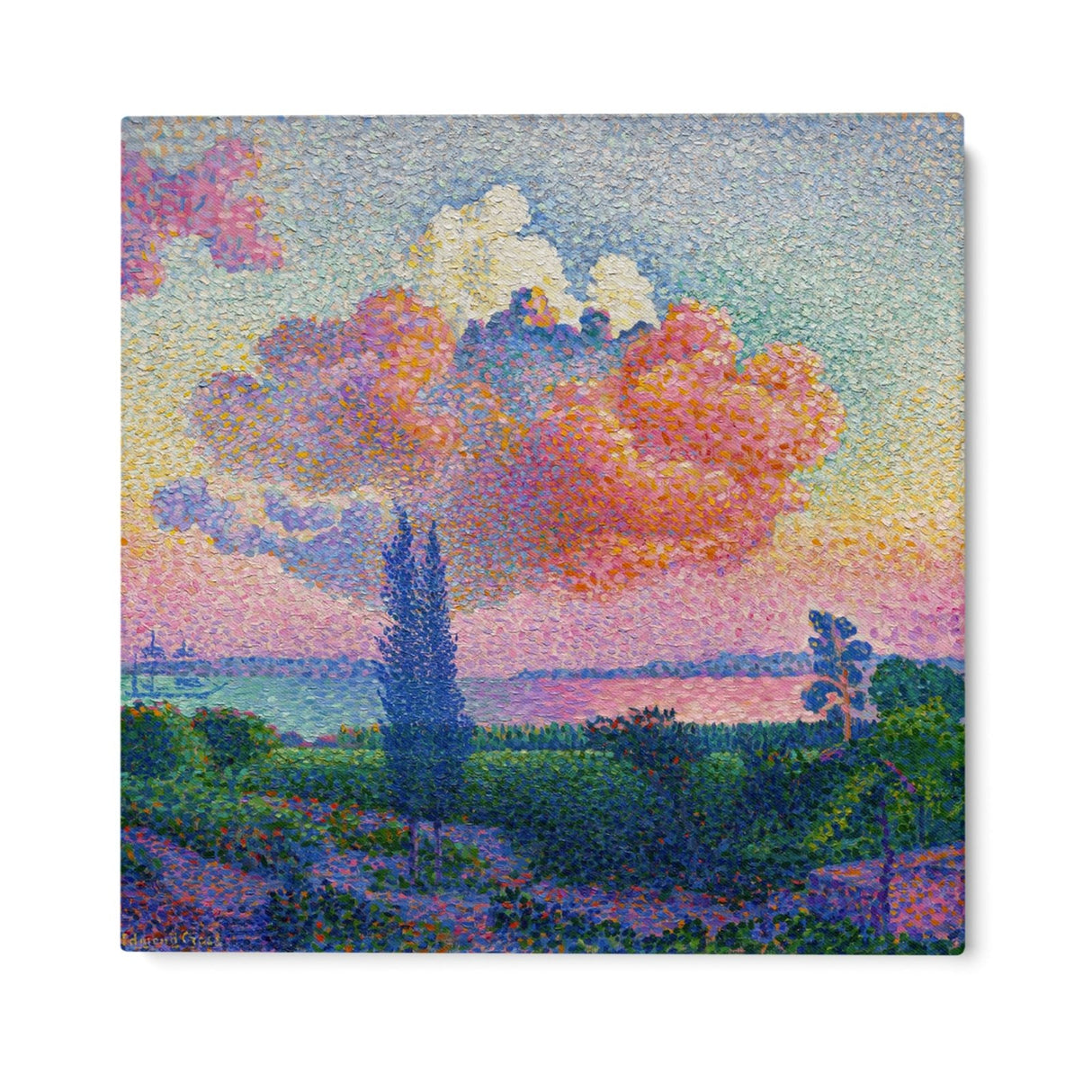 Rožinė nuvola, Henri-Edmond Cross (1896)