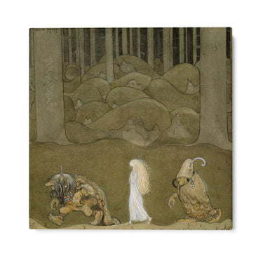 Quadro Stampa su Tela La Principessa e i Troll, John Bauer - CupidoDesign