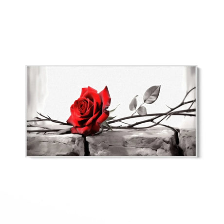 Quadro Stampa su Tela La rosa incantata - CupidoDesign