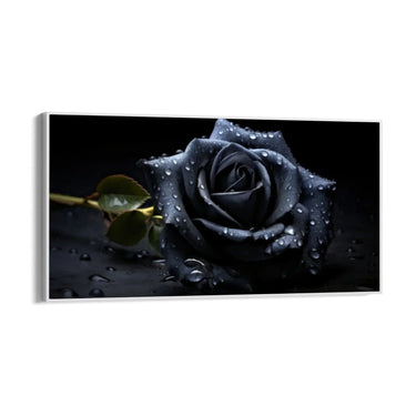 Quadro Stampa su Tela La Rosa Nera - CupidoDesign