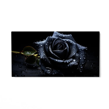 Quadro Stampa su Tela La Rosa Nera - CupidoDesign